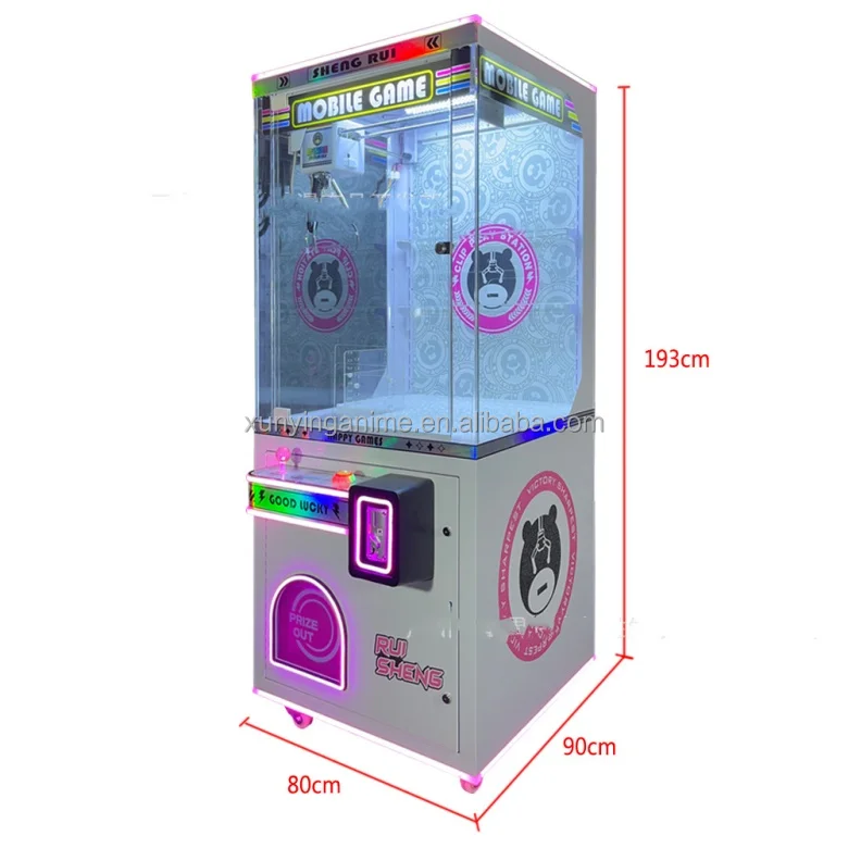 Coin Operated Arcade Toy Crane Claw Machine Automatic Clip Price Gift Game Machine