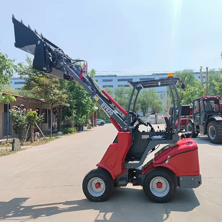 Earthmoving Machinery Loader Articulated Mini Wheel Loader DY620