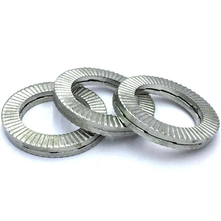 M3 M4 M5 M6 M8 M10 M12 Steel Dacromet Plated self locking wedge lock washer DIN25201