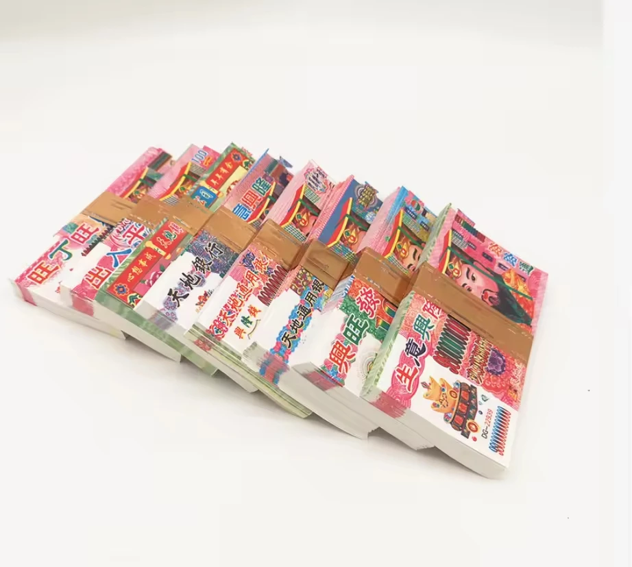 Hell Bank money african ancestor money joss custom paper to burn for Good Fortune and festival