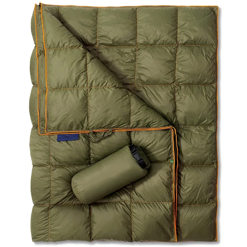 JETSHARK Outdoor Foldable Waterproof Nylon Portable Travel Napping Camping Blanket Sleeping Down Camping Mat