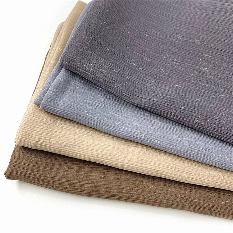 Wholesale 22 Colors Premium Chiffon Hijab Heavy Plain Shimmer Chiffon Muslim Hijab Malaysia Scarf