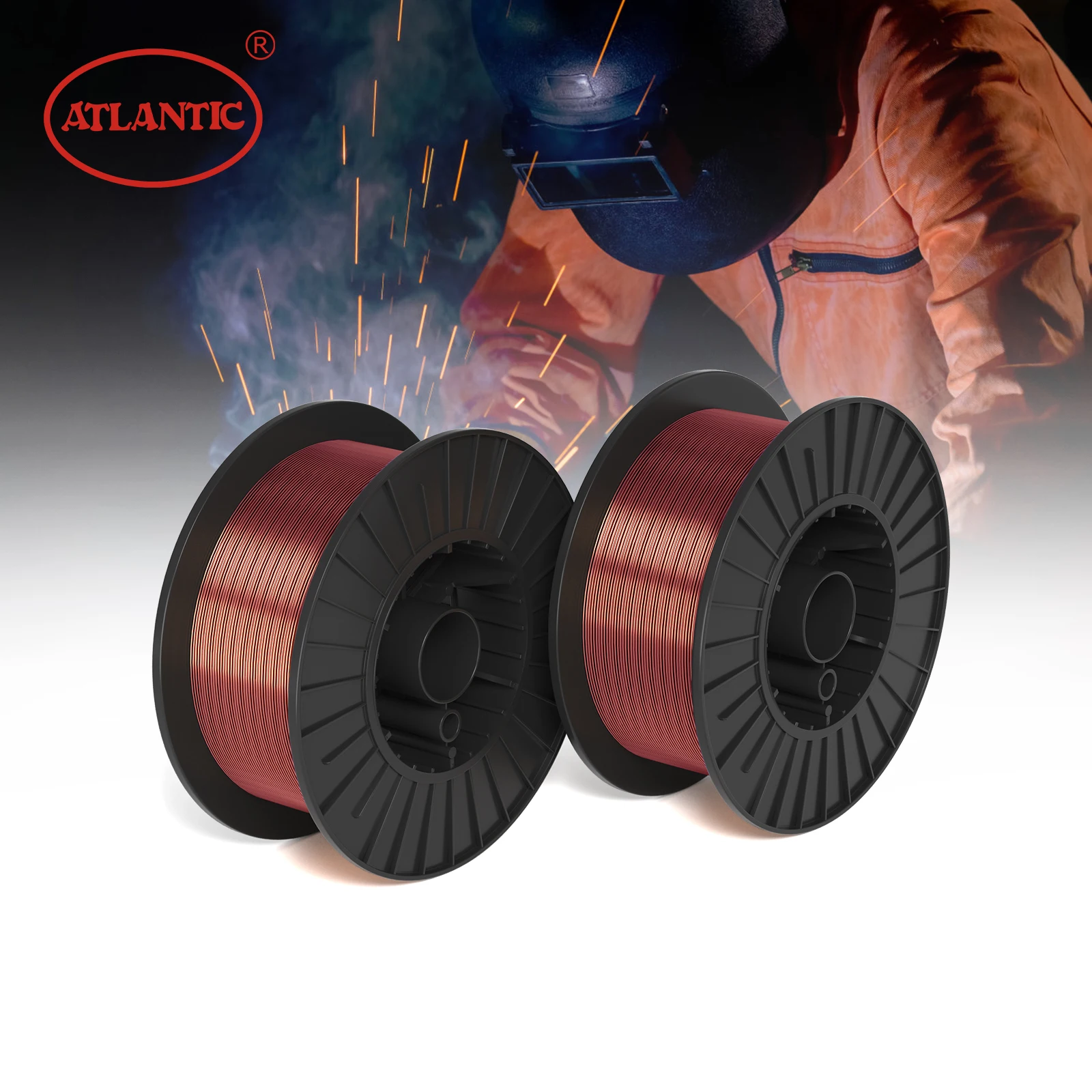 Atlantic Brand AWS A 5.18 ER70S-6 CO2 MIG Welding Wire for Mild Steel ER70S-6 1mm