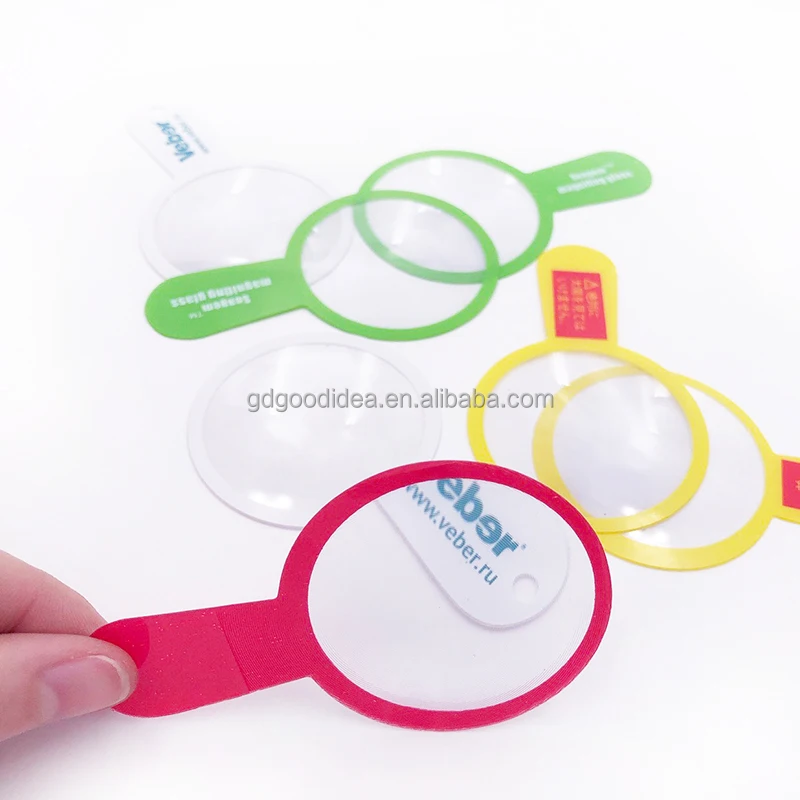Factory manufacture Low price Wholesale pvc ruler magnifier plastic bookmark ruler