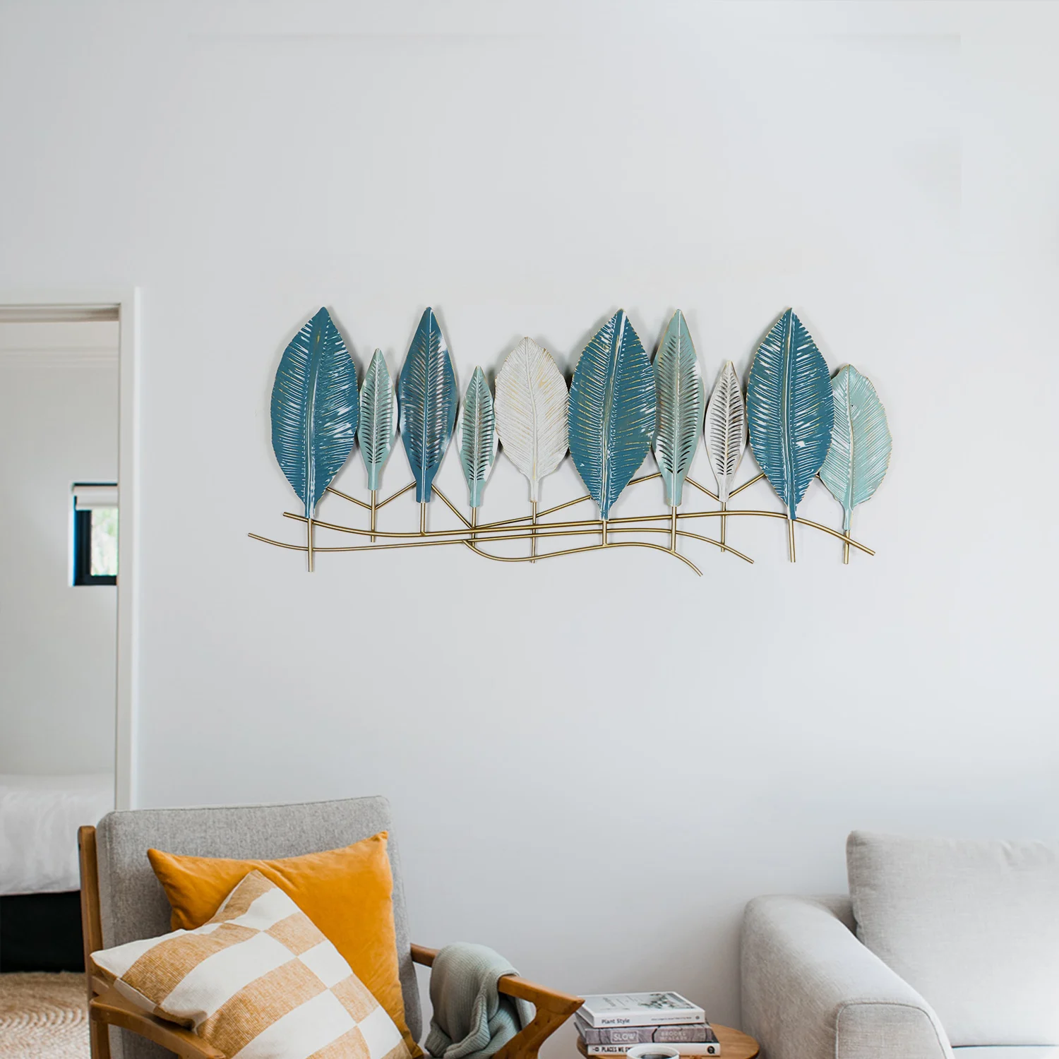 Hot Style Metal Art Sculpture Wall Decor Living Room Show Pieces For Decoration Home Decors