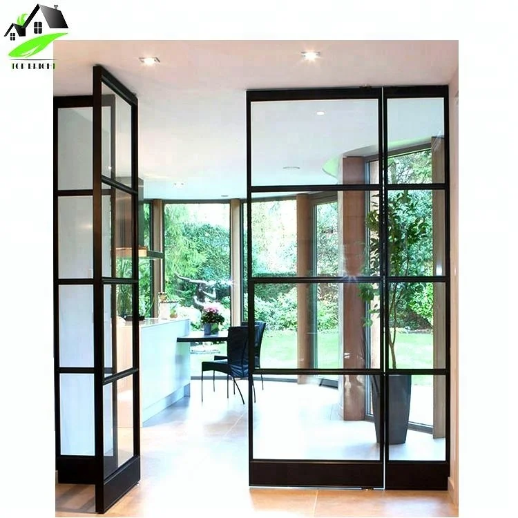 Современная внешняя кованая передняя дверь для жилых помещений