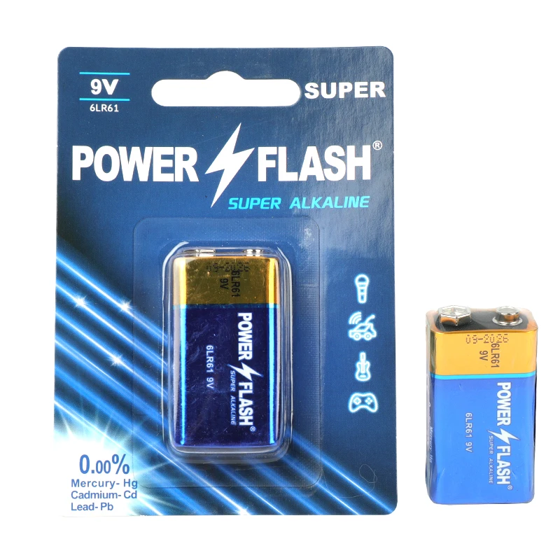 Сухая батарея Superlife 6Lr61 9 В щелочные батареи для бытовой техники беспроводной микрофон