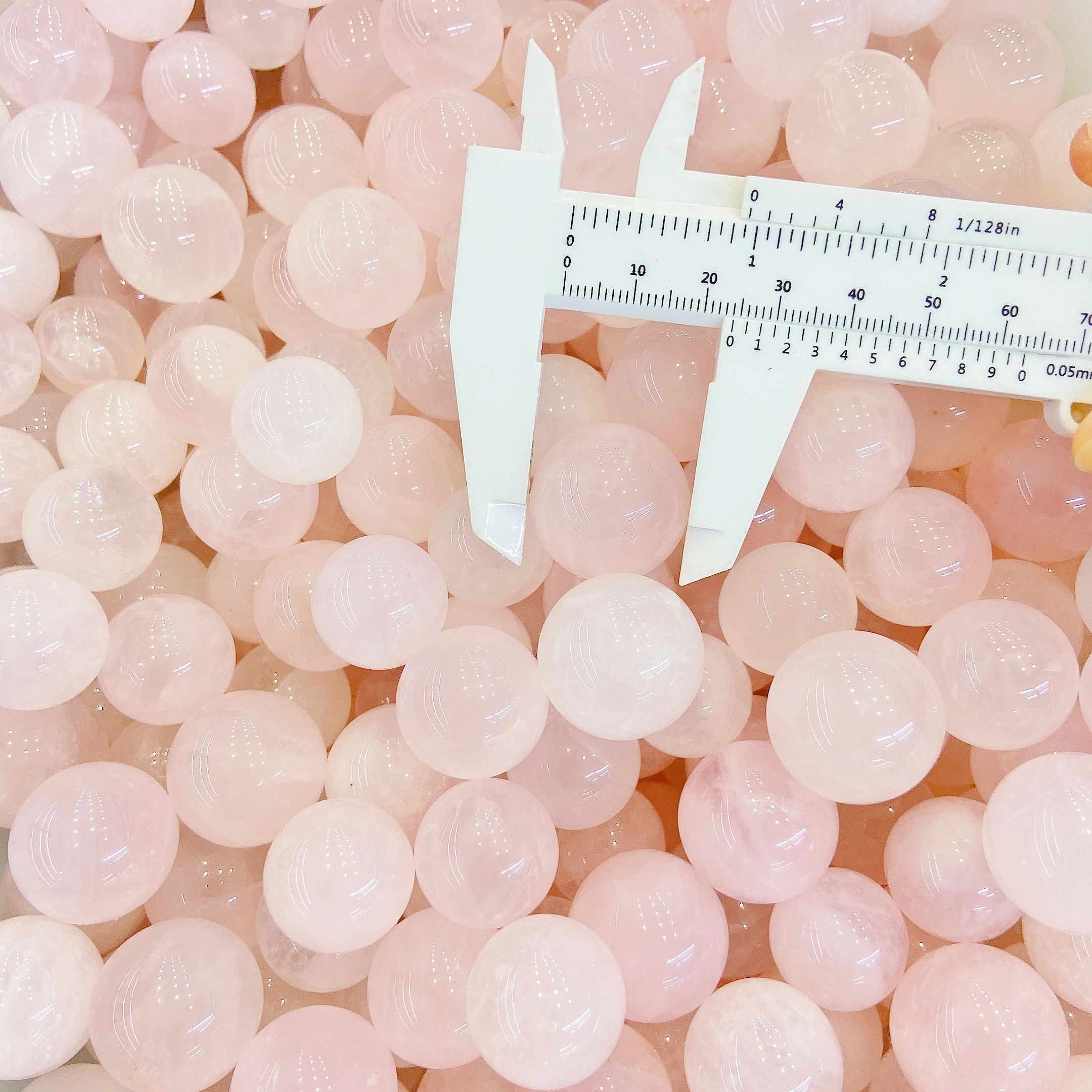 wholesale crystal craft  high quality small rose quartz stone spheres For Home Decoration