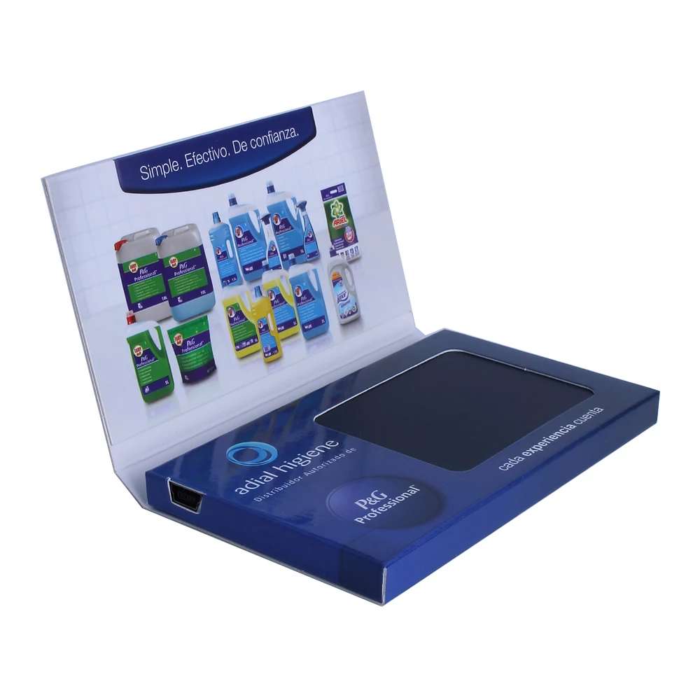 Superlieur Customized video in print player LCD Card Module 2.4inch tft HD Screen digital Video business card