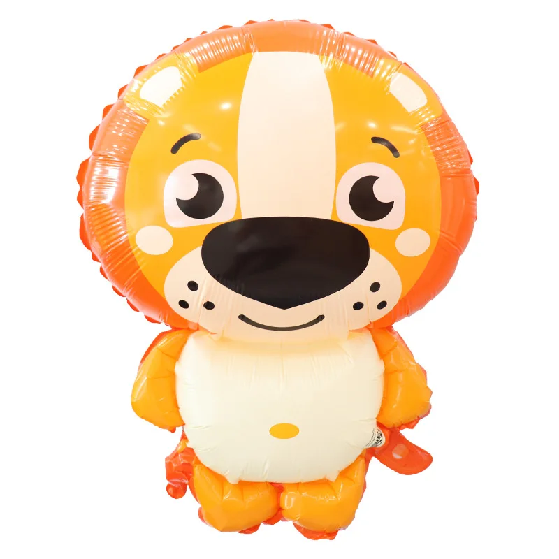  2021 new design cartoon animal head foil balloon party