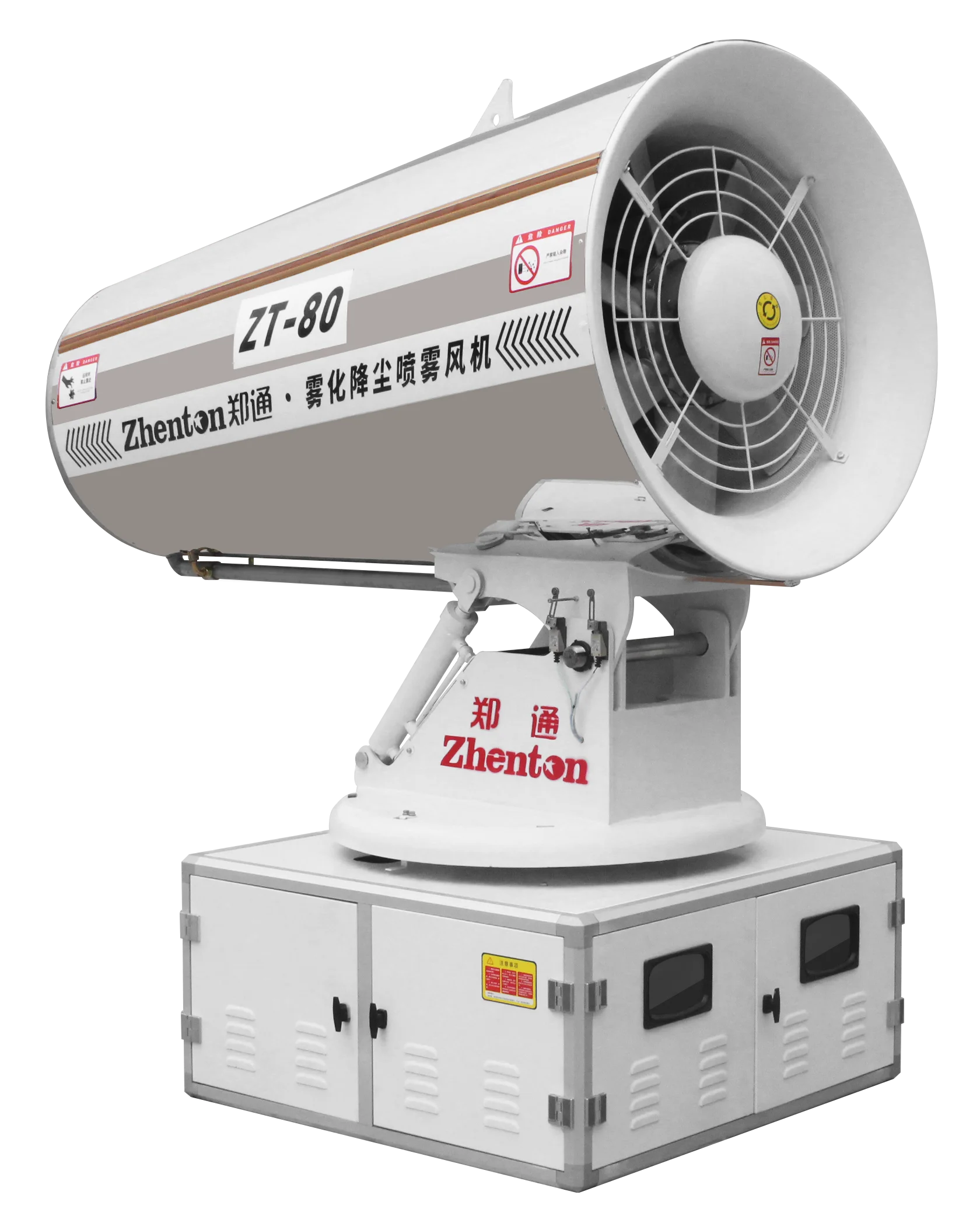 China Leading Manufacturer Mobile Dust Suppression Stainless Steel Mirror Shell Truck-Mounted Fog Cannon