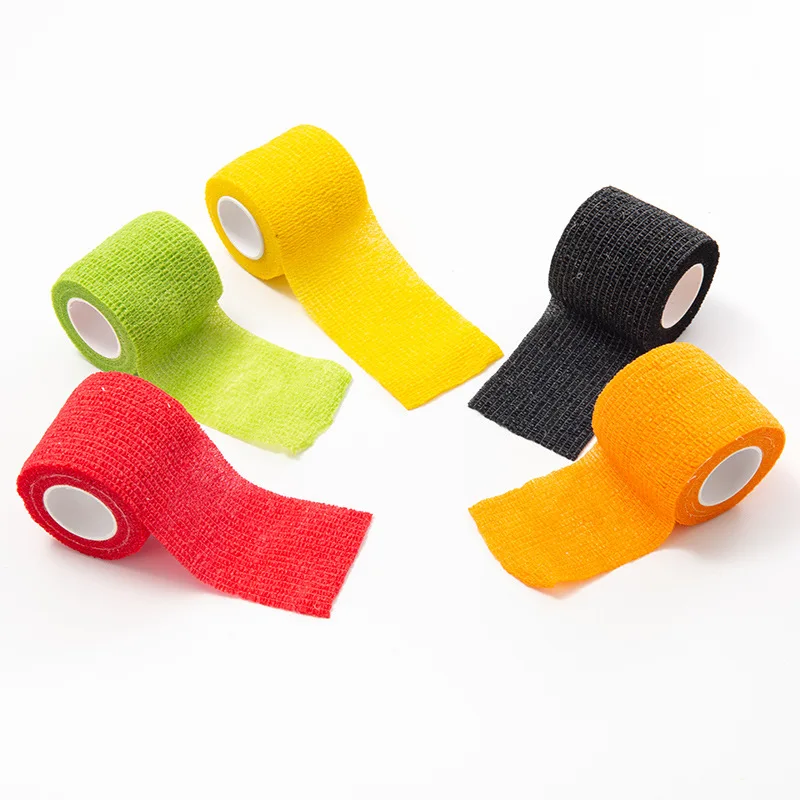 Breathable Self Adherent Wrap for Horse /Athletic Elastic Self Adhesive Non Woven Bandage Wrap Cohesive Bandage