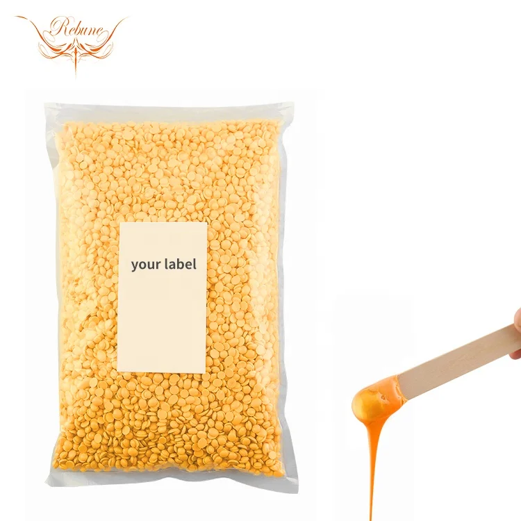 High Quality Special Hard Wax Supplier 200Lbs Diamond Orange Hard Wax Beads For Depilation