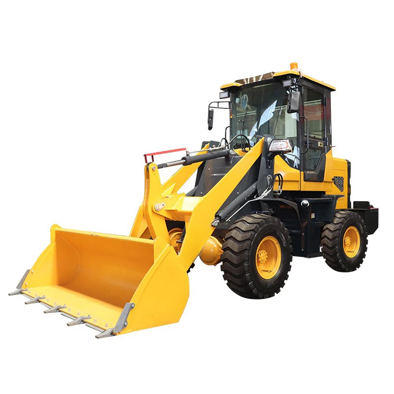 Isuzu Engine Compact Farm Wheel Loader 5 Ton Rated Load with Bucket Attachment Front End Skid Loader Home Retail Restaurant Use