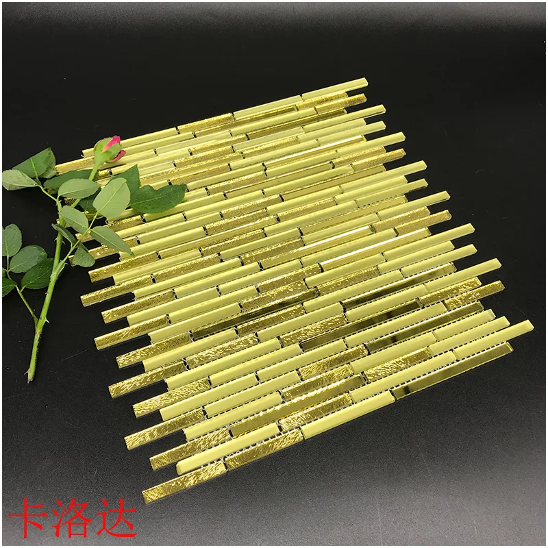 Custom wholesale strip antique beveled mirror glass tiles