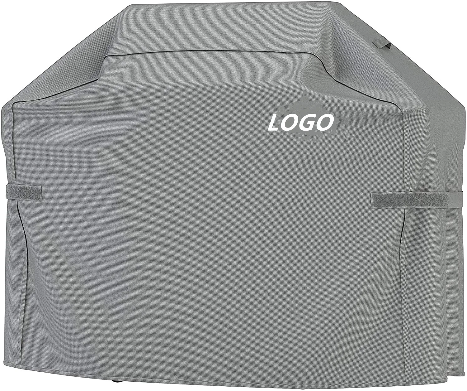 Чехол для гриля для барбекю премиум-класса, прочный газовый гриль, огнеупорный и водостойкий (64 дюйма Д x 24 дюйма Ш x 48 дюймов в, серый)