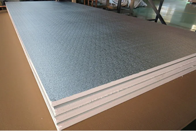 stucco embossed aluminum foil Waterproof kitchen orange peel pattern embossed aluminium foil roll for PIR Panels