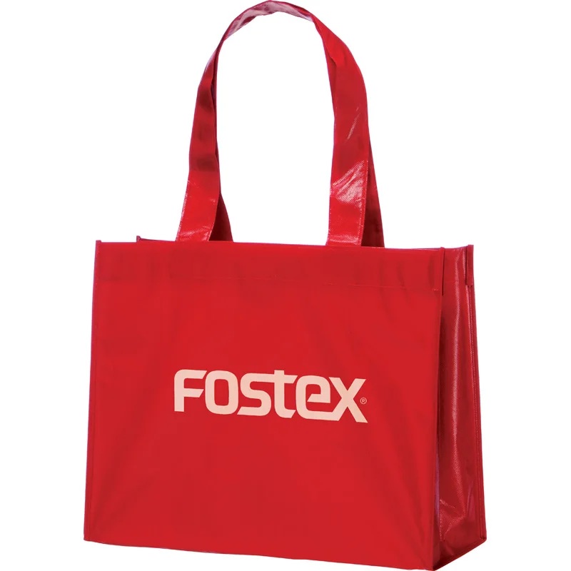 Promotional reusable waterproof pp laminated non woven tote shopping bag with custom logo