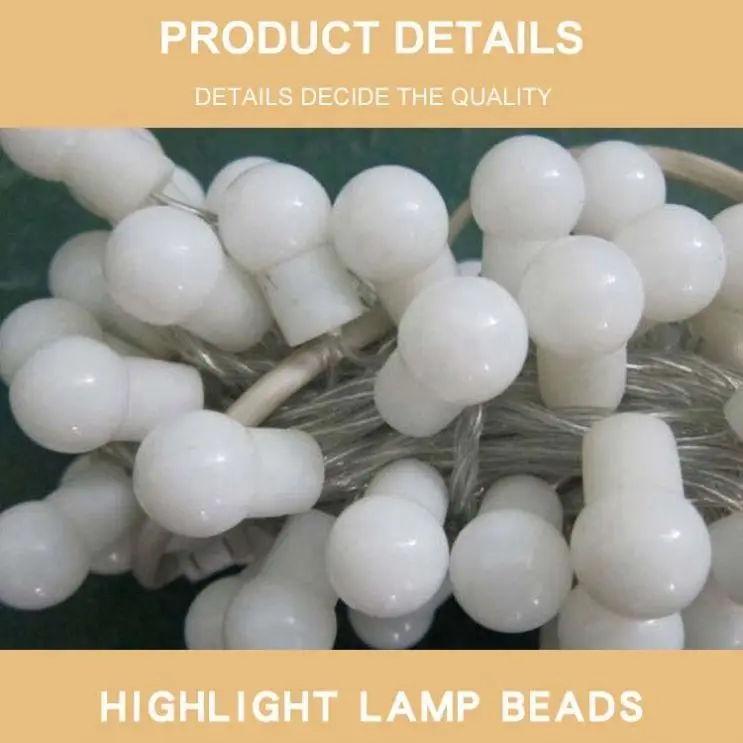 Indoor Outdoor Waterproof Connectable Serial Led String Merry Christmas Lights Out Door Light Strings