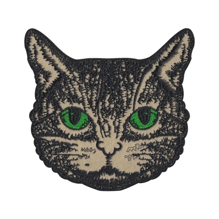 Top quality animal design 100% embroidery patches sew iron on for clothing