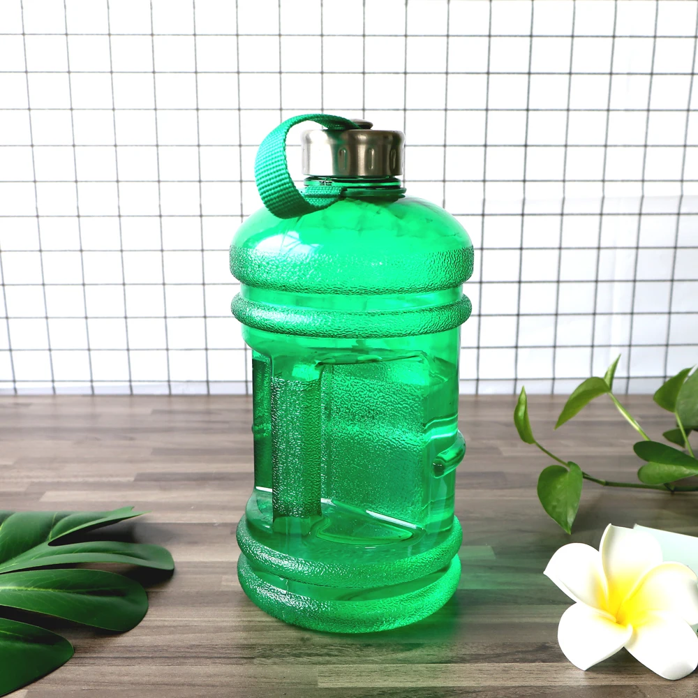 
Real best selling 2.2L portable outdoor durable using water bottle gallon plastic jug with handle 