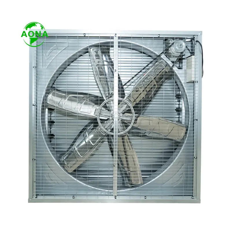 Metal industrial ventilation fans push pull extraction drop hammer extractor poultry farm greenhouse axial flow exhaust fan