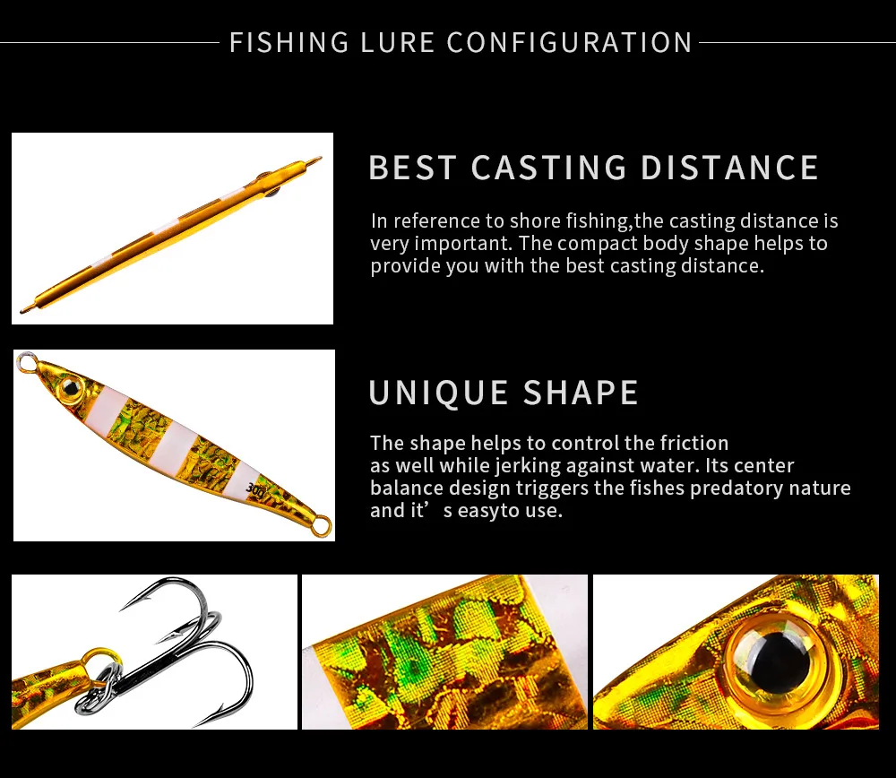 New Type 7g 10g 15g 20g 30g Sequins Jig Lure Lead Fish Fast Sinking Sea Fishing Jigging Bait