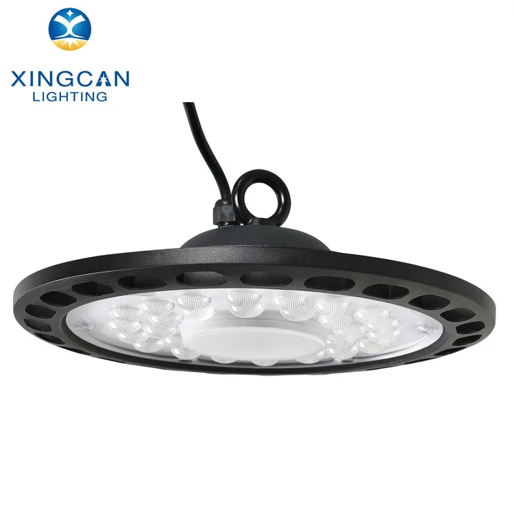 Aluminum Factory warehouse supermarket market ultra-thin greenhouse lamp 100W 150W 200W UFO mining lamp ufo high bay light