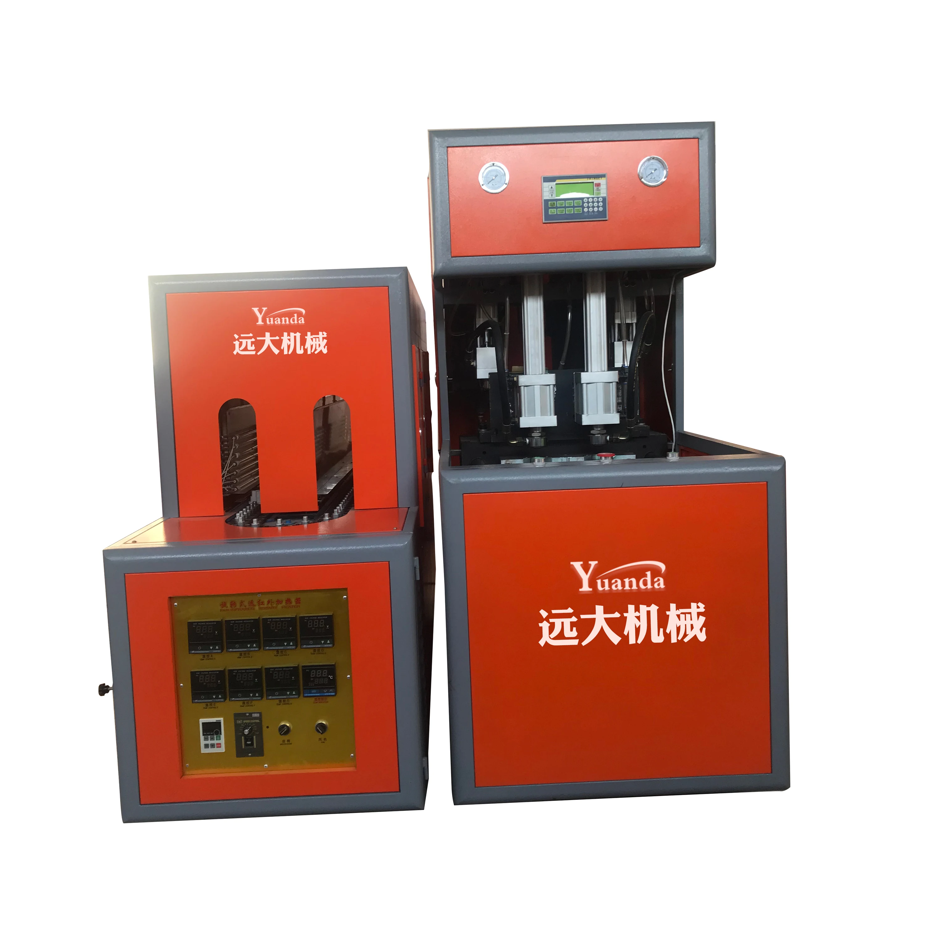 Semi-Automatic Blow Molding For  7L Pet Blower 2 Cavity Bottle hot fill bottle Blowing Machine