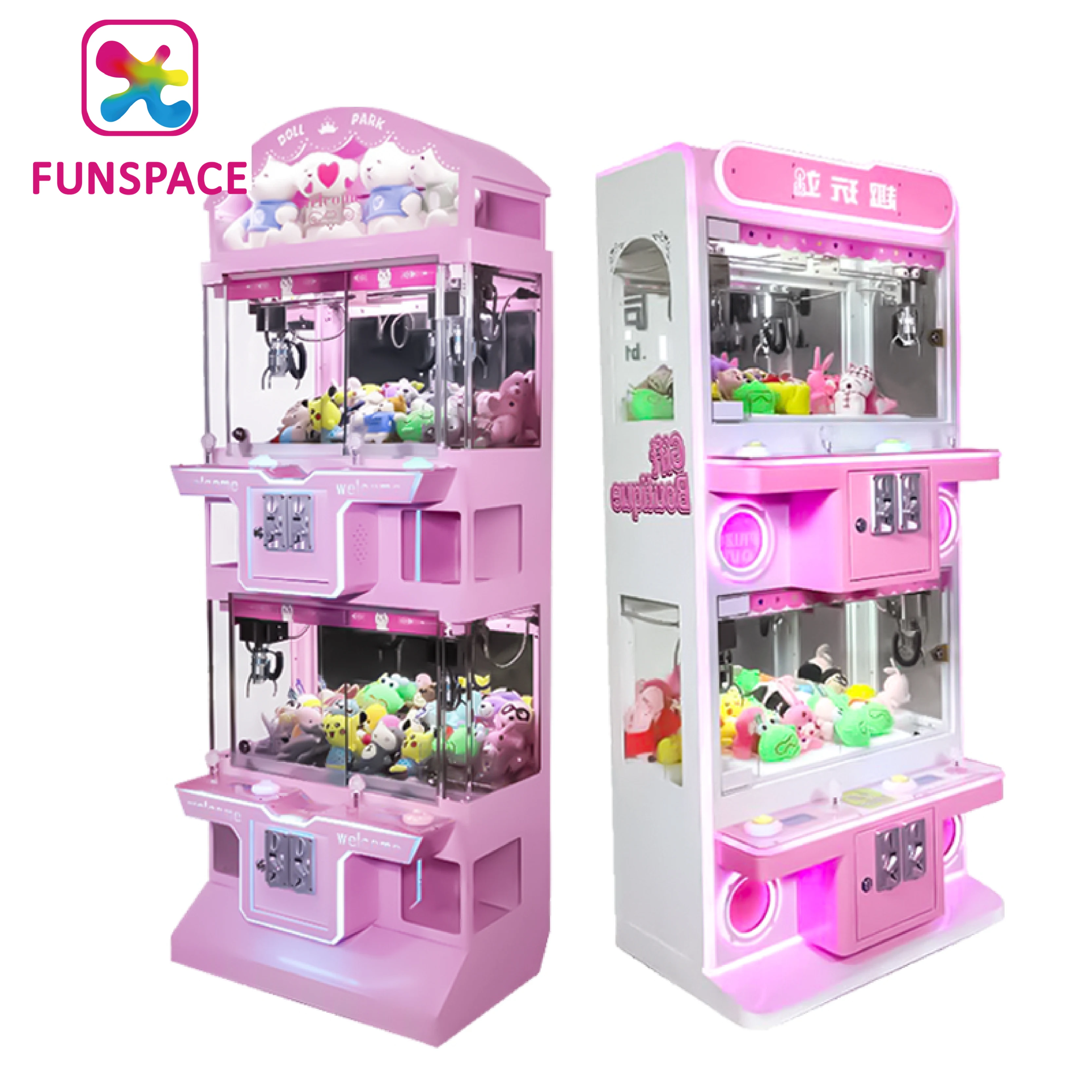 Market price hot selling doll machine automatic game claw machine arcade game machine