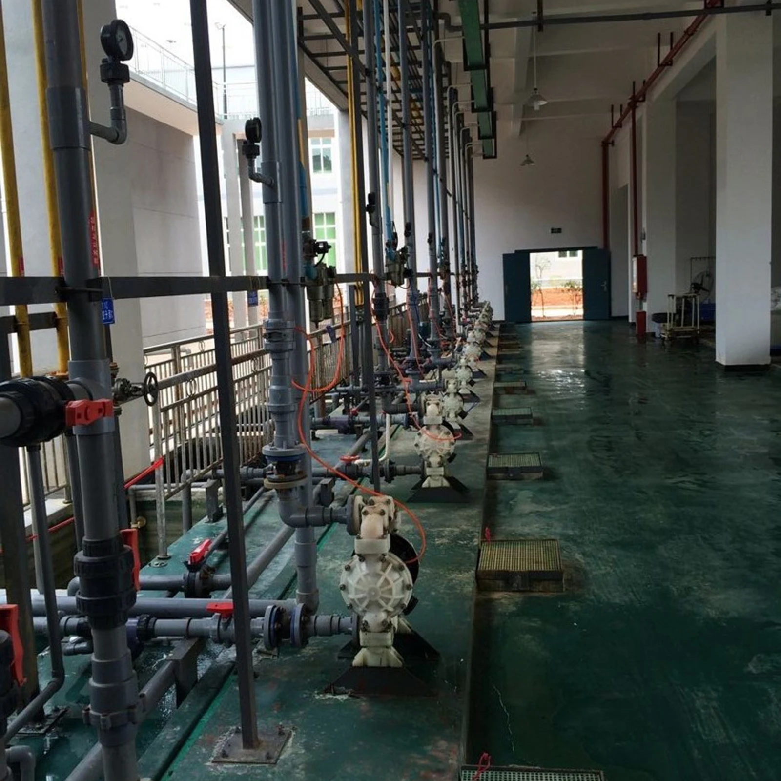 PP Plastic Pumps Air Operated Double Diaphragm Pump for chemical chocolate honey