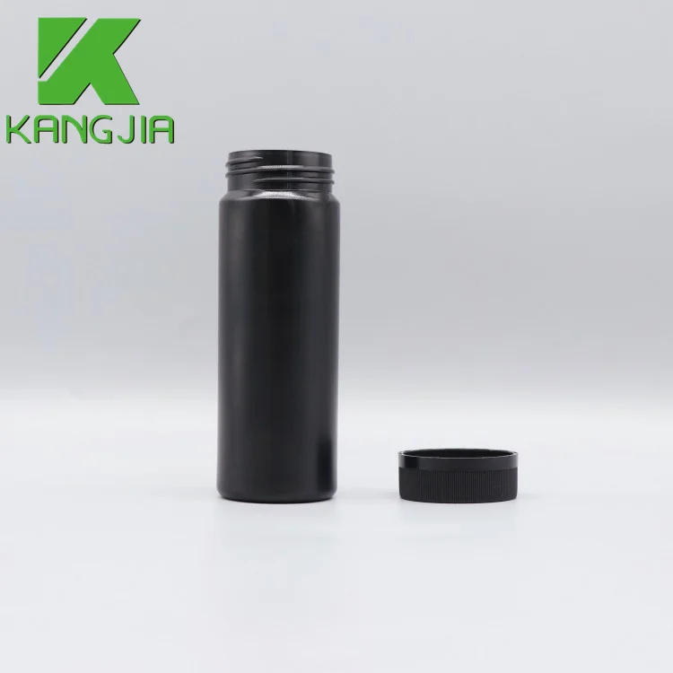 Hot sell urine test strip bottle HDPE plastic black gray urinalysis test strip bottle for packing