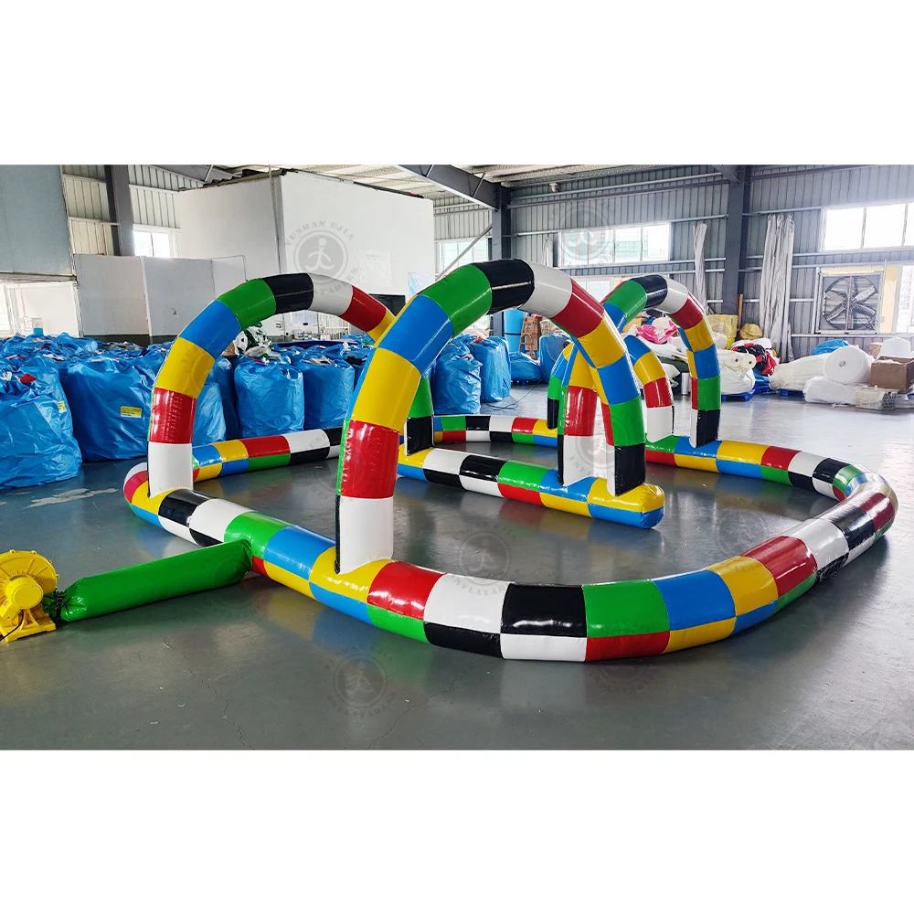 Outdoor Inflatable Go Kart Racing Track for Kids Racing Adventure Fun and Excitement