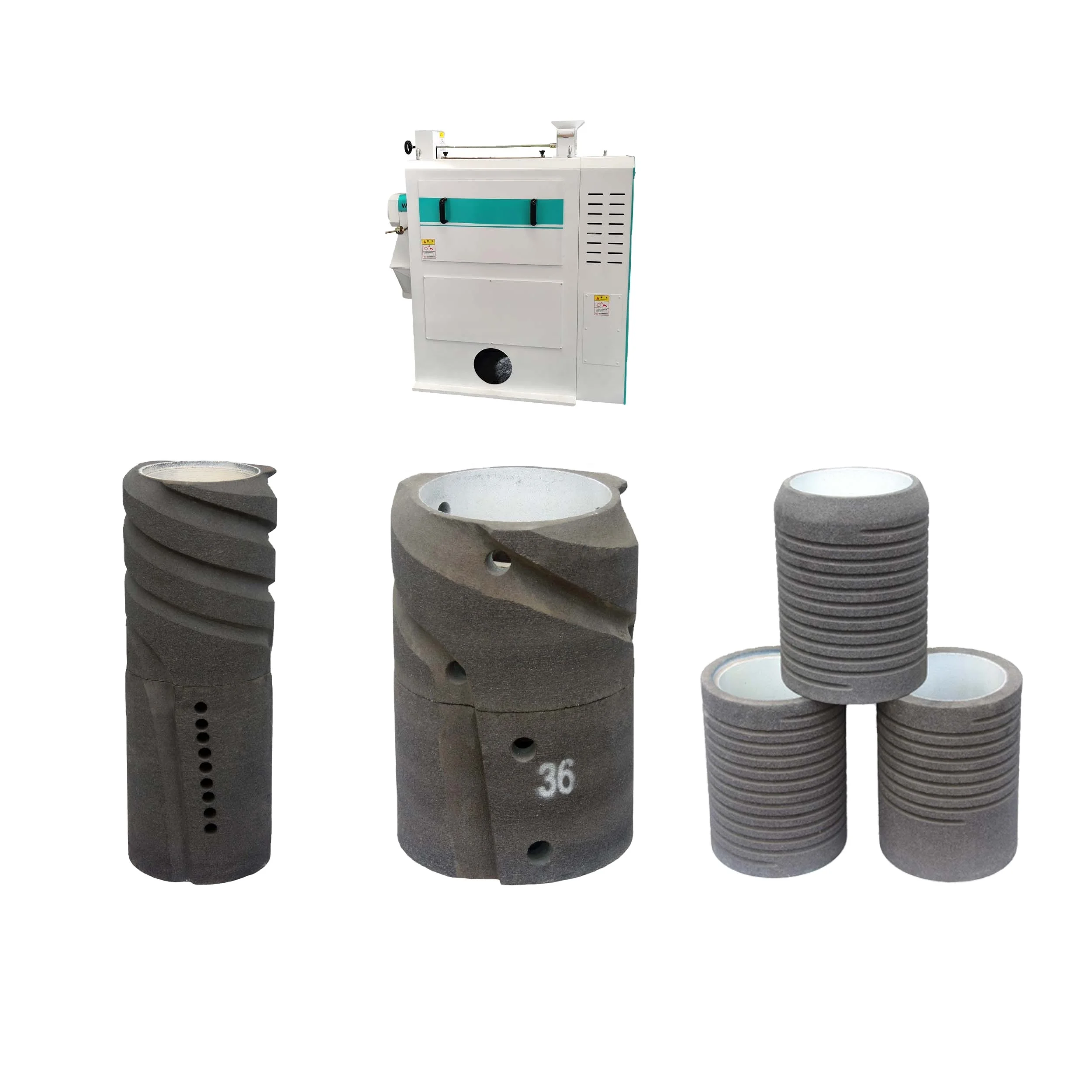
High quality 21.5 rice mill whitener emery roller 