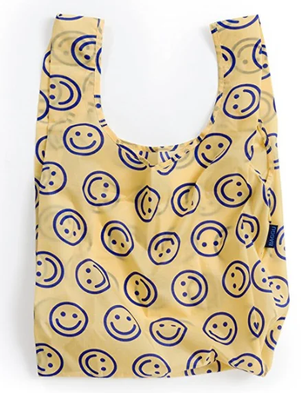 Standard Reusable Shopping Bag, Eco-friendly Ripstop Nylon Foldable Grocery Tote