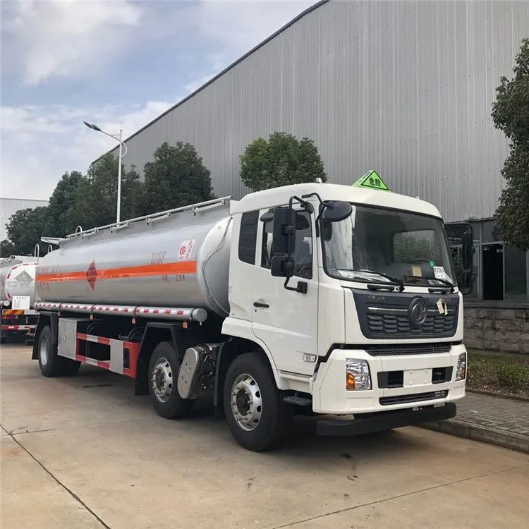 Three Axis 6x2 Heavy Transport Truck GVW 25ton Tank Capacity 19Cbm 245hp Oils Tanker Trucks