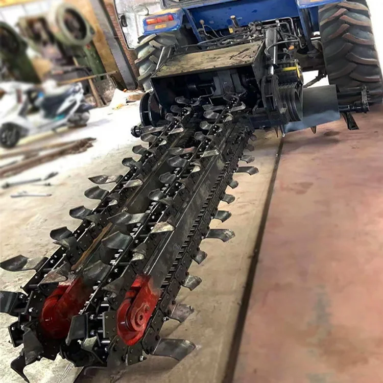 Trencher Chain Trencher Machine High Quality Mini Ditcher  For Sale
