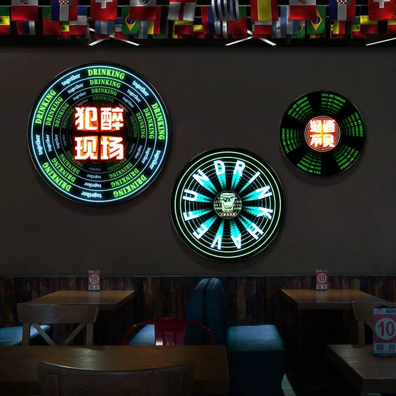 LED Abyss Lamp 3D Mirror Abyss Dance Floor for Party Disco