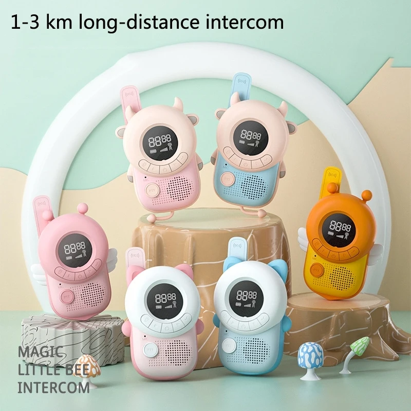 Детская рация K22 с голосовой передачей, ручная Беспроводная связь, уличный однокликовый вызов с фонариком