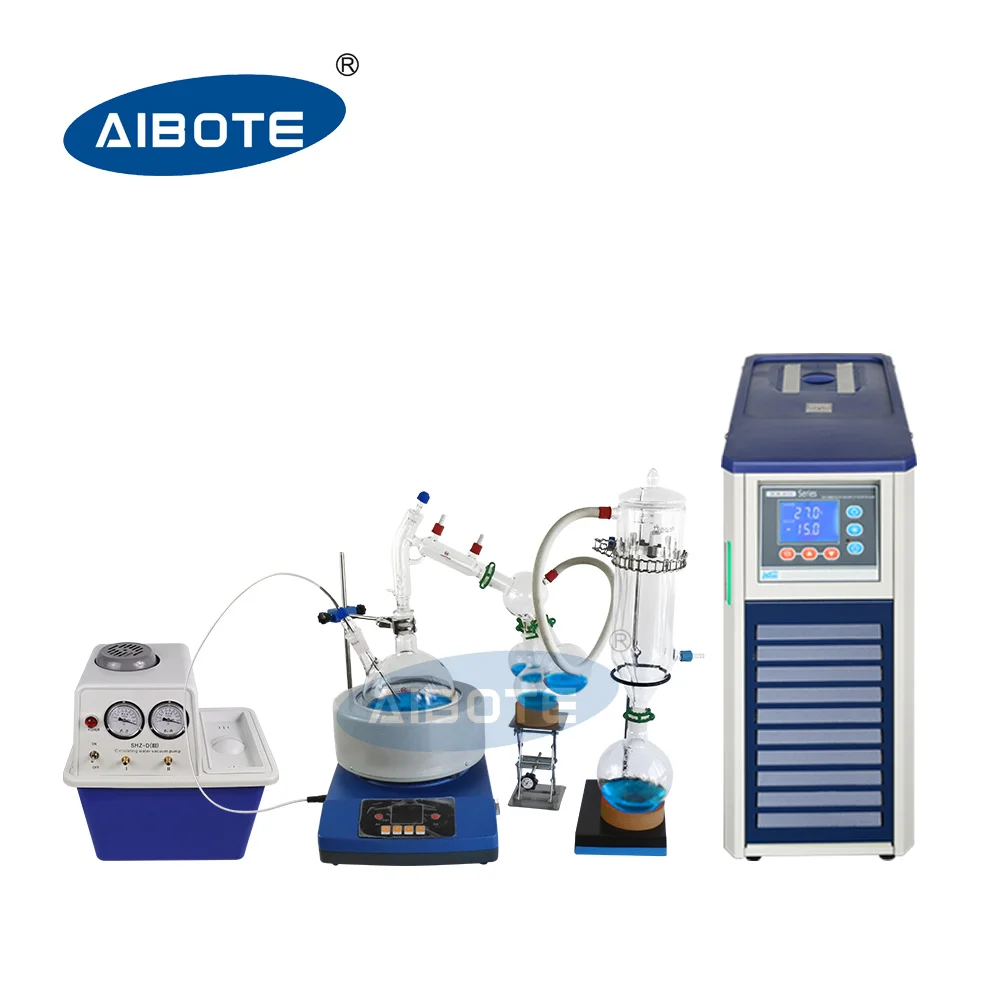 Cheap 2l lab short path turnkey distillation kit equipment