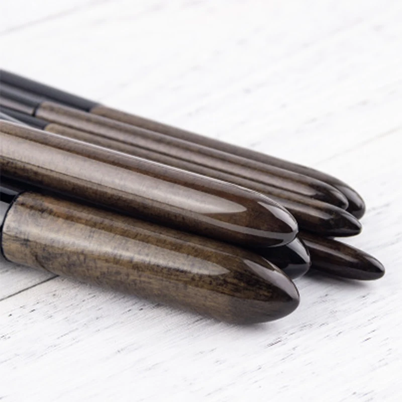 Nano Fiber Custom Logo Cosmetic Brushes Kit Personalized Makeup Brushes Set Gray Synthetic Hair OPP Bag +outer Bag HXT-097 15pcs