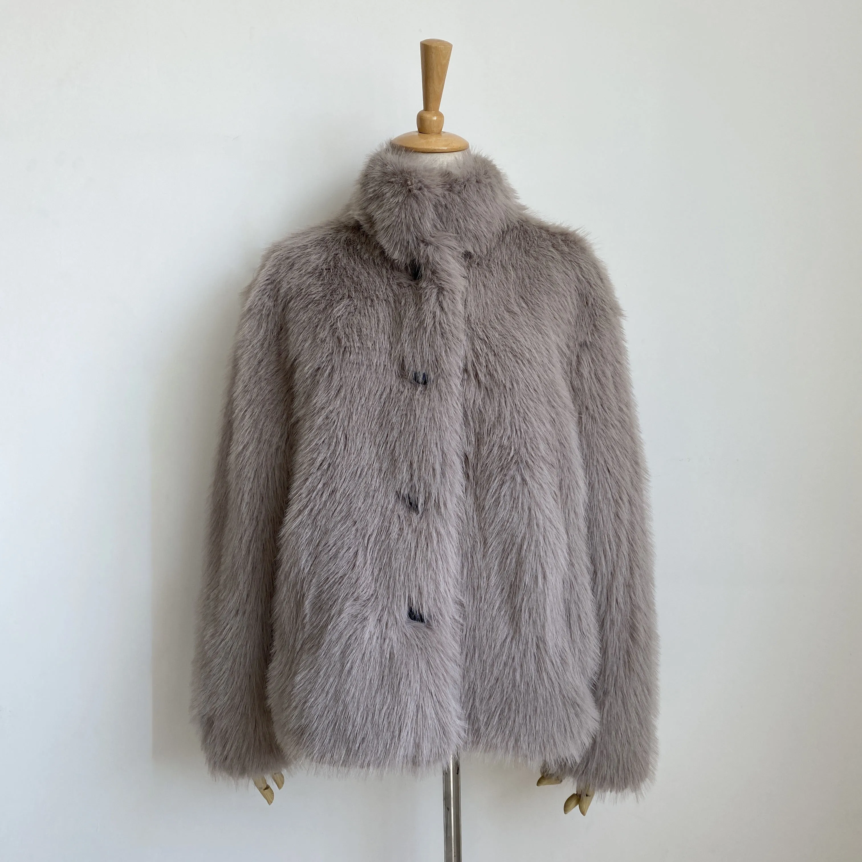 
2021 New arrival wholesale faux fur coat woman winter coat warm fake fur coat for lady 