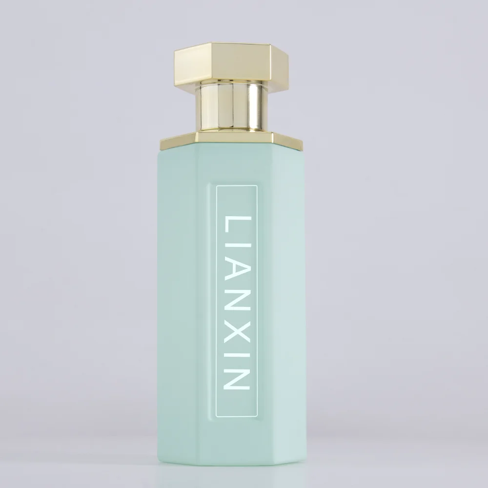 Custom Design Hexagonal Glass Empty Perfume Spray Bottle Glass Perfume Bottles 100ml