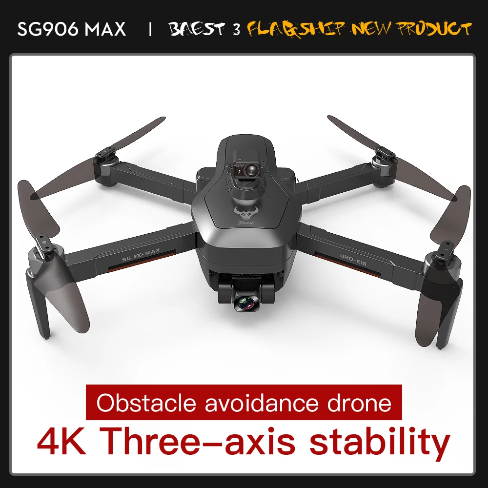  Квадрокоптер SG906 MAX с GPS и wi-fi квадрокоптер HD-камерой UHD EVO 4K профессиональный дрон для селфи VS pro