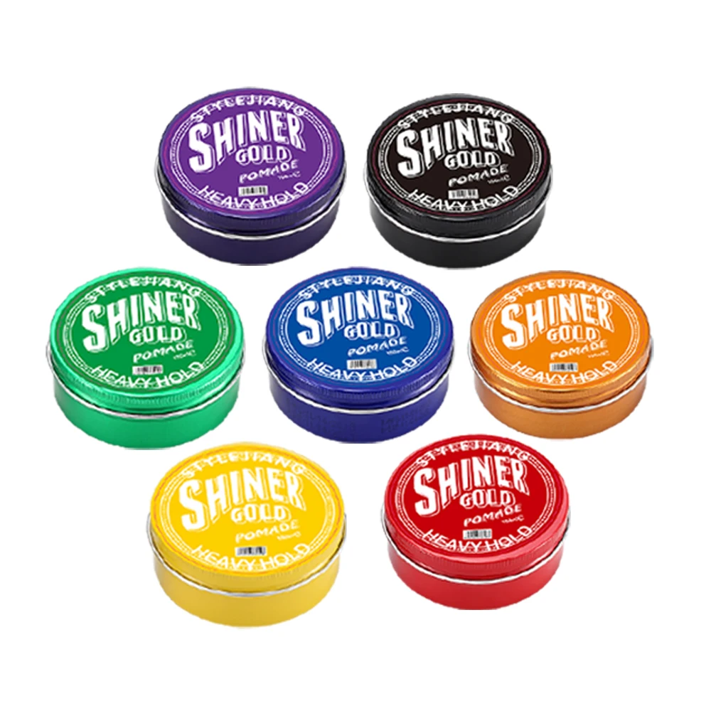 Low MOQ private label alcohol free fashion hairl best fashion clay gel pomade men styling hair wax for hair