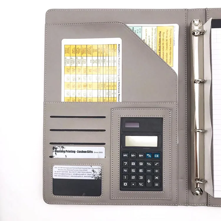 Wholesale School Office Stationery Logo Custom Printing Portfolio Folder