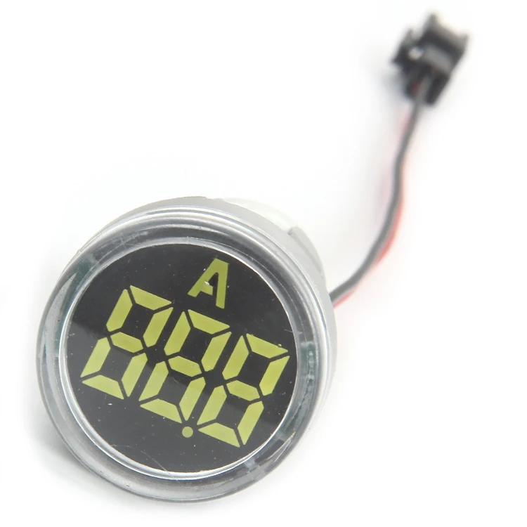 22MM 100A AC White Single LED Indicator Digital Ammeter Meter AD101-22TM