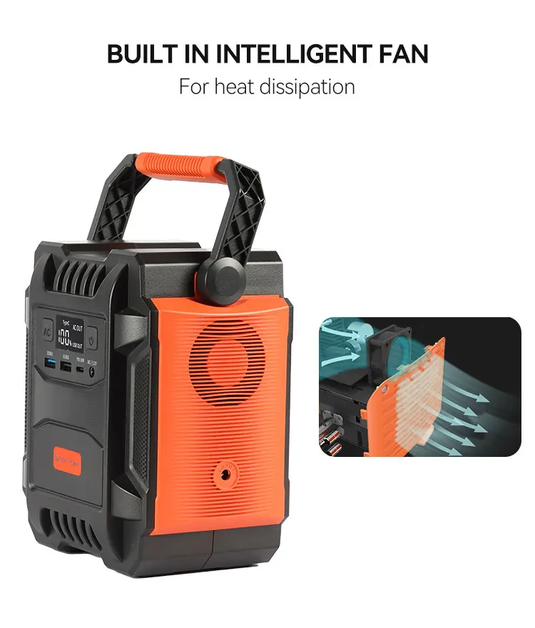 Portable power station for outdoor camping 200W generator solar power generator with AC DC USB Solar generator for home