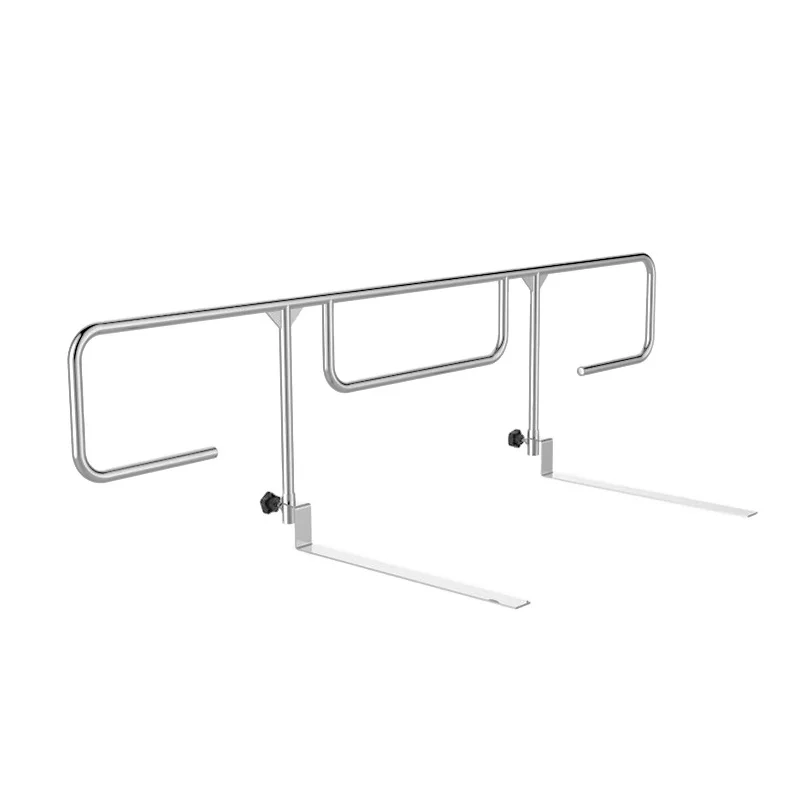 High quality stainless steel guard rail hospital bed adult bed safety rail elderly
