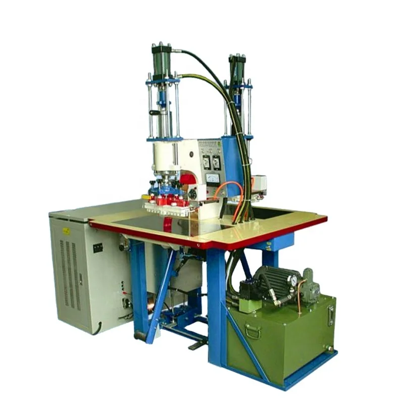 5KW 8KW 10KW Double Head High Frequency Welding Machine for Footwear Upper Welding Embossing and Cutting